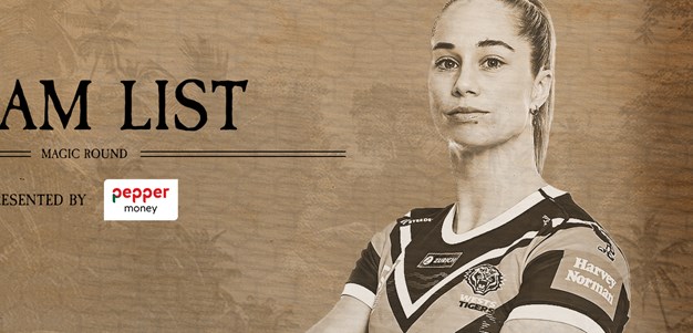 Team List: NRLW Round 5 vs Roosters
