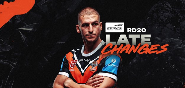 Late Changes: NRL Round 20 vs Titans