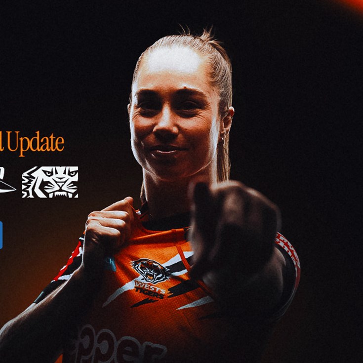 Squad Update: NRLW Round 5 v Sharks