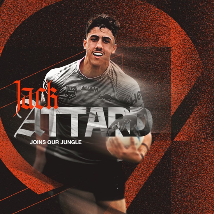 Wests Tigers sign Jack Attard on three-year deal