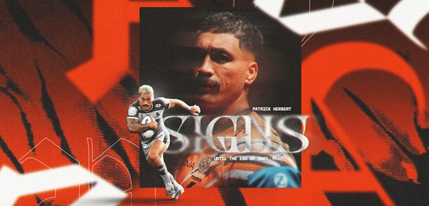 Patrick Herbert joins Wests Tigers on a two-year deal