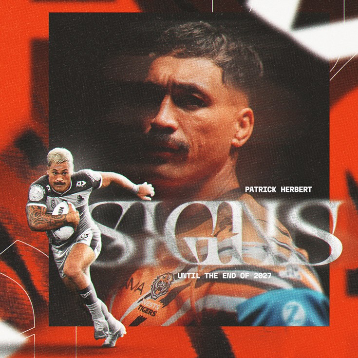 Patrick Herbert joins Wests Tigers on a two-year deal