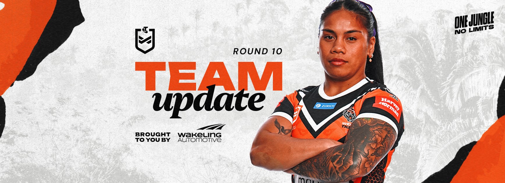 Team Update: NRLW Round 10 vs Eels