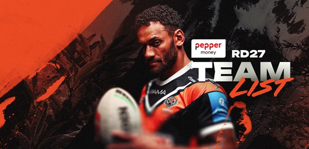 Team List: NRL Round 27 vs Titans