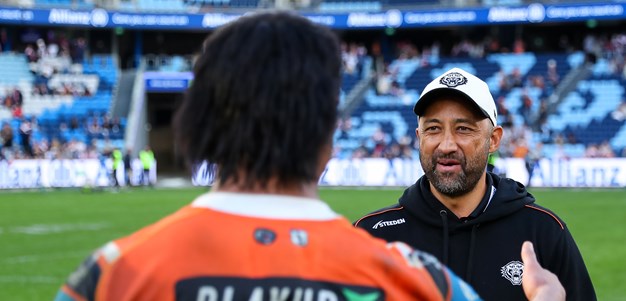 Team connection and loyalty runs high at Wests Tigers after thrilling Round 18 win