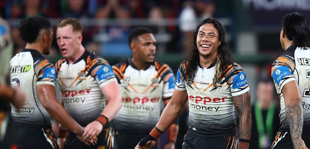 Wests Tigers clinch historic upset over Roosters