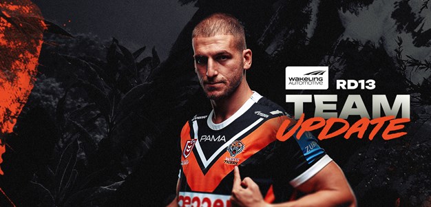 Team Update: NRL Round 13 vs Cowboys