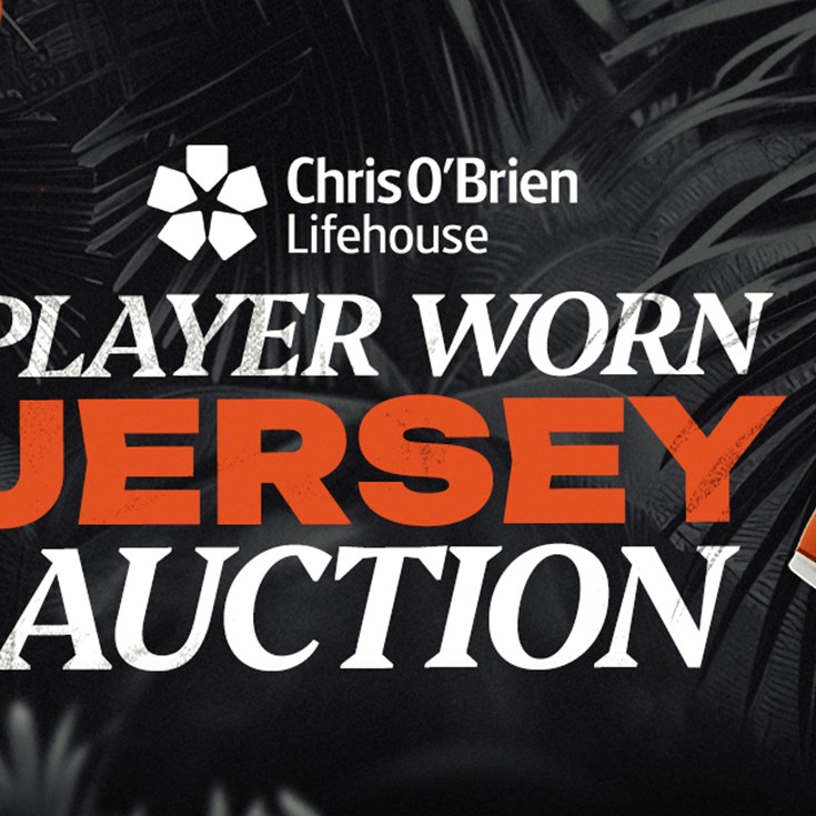 Wests Tigers to auction player-worn jerseys in support of Chris O’Brien Lifehouse
