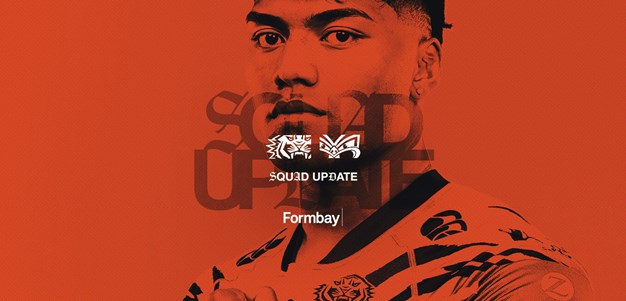Squad Update: NRL Round 19 v Warriors
