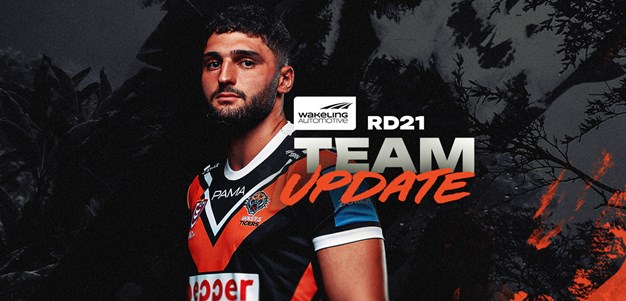 Team Update: NRL Round 21 v Panthers