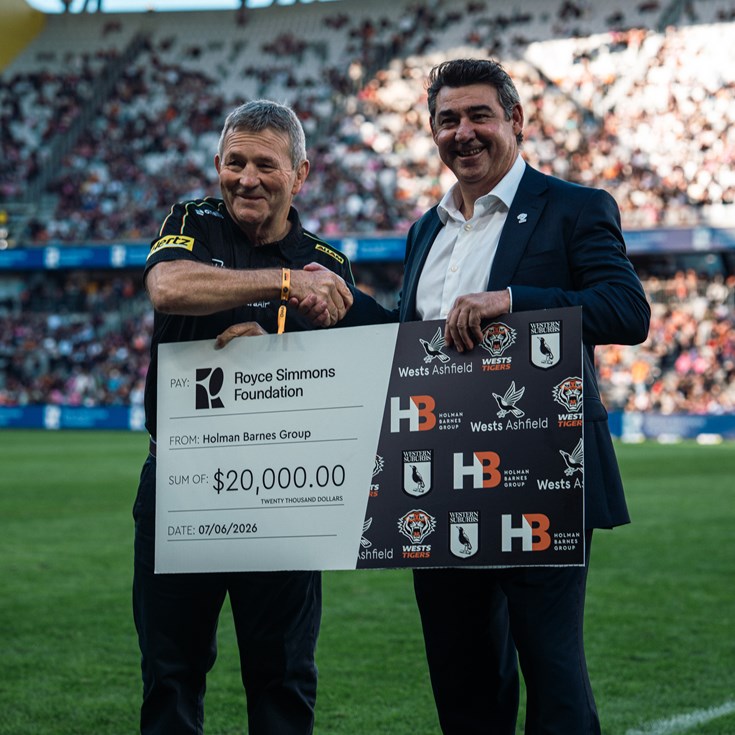 Holman Barnes Group donates $20,000 to the Royce Simmons Foundation