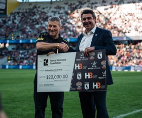 Holman Barnes Group donates $20,000 to the Royce Simmons Foundation