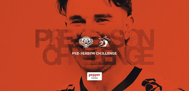 Wests Tigers Team List: Pre-season Challenge v Sydney Roosters