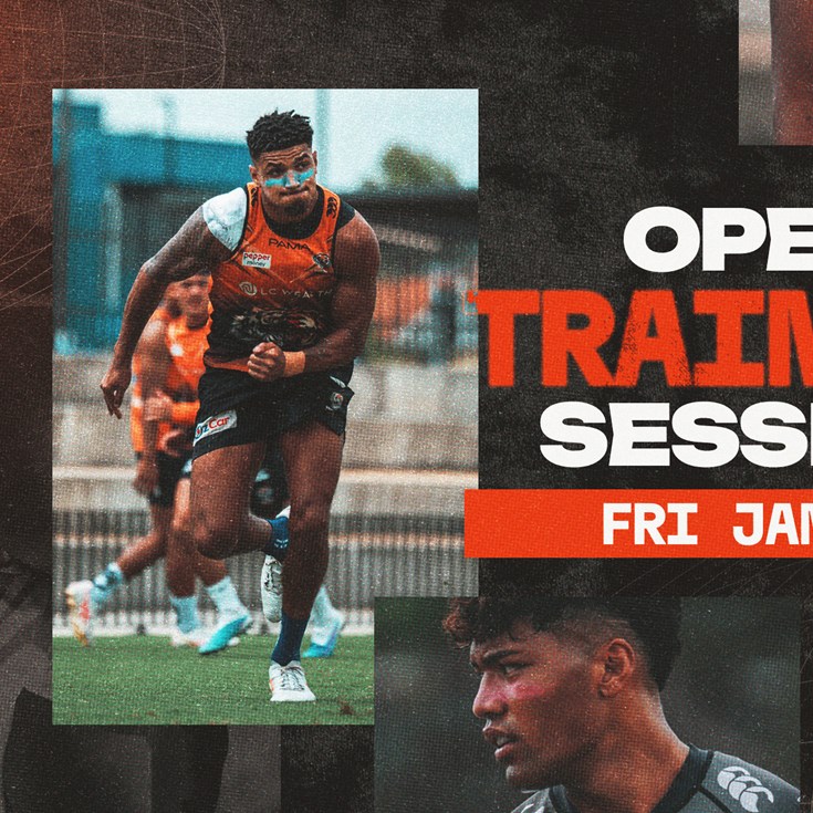 Wests Tigers Open Training Session