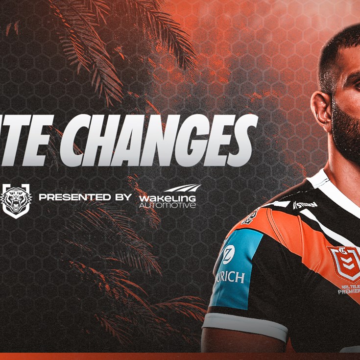 Late Changes: NRL Round 6 vs Knights