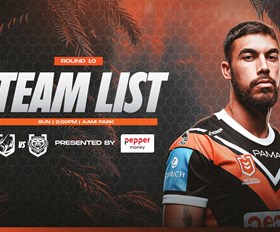 Team List: NRL Round 10 vs Storm