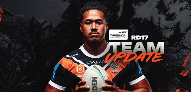 Team Update: NRL Round 17 vs Sea Eagles