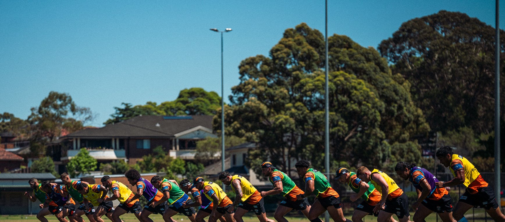 Wests Tigers NRL '26 Pre-season training