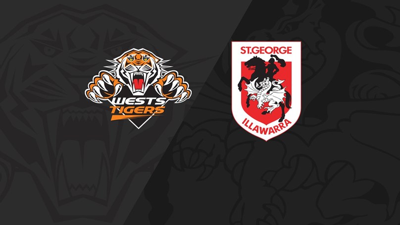 2018 Match Replay: Rd.23, Wests Tigers vs. Dragons