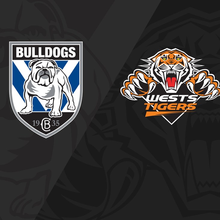 2019 Match Replay: Rd.21, Bulldogs vs. Wests Tigers