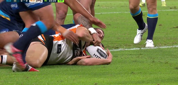 Doueihi bags first try for Wests Tigers