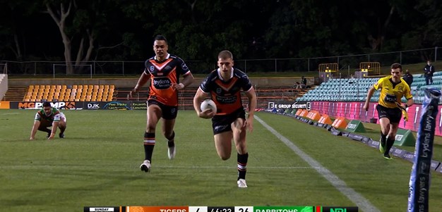 Brooks and Doueihi combine to get the Wests Tigers on the board