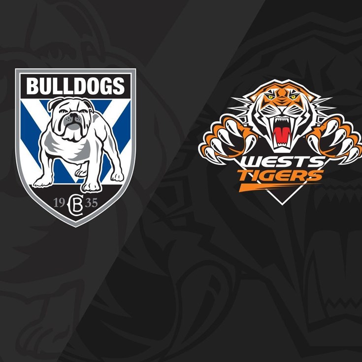 2021 Match Replay: Rd.21, Bulldogs vs. Wests Tigers