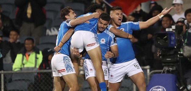 Match Highlights: Nofoaluma bags four tries for Samoa