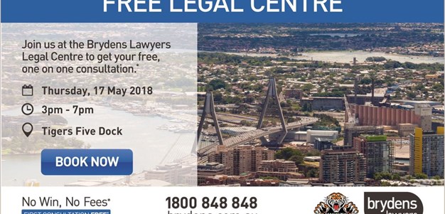 Brydens Lawyers Legal Centre - Tigers Five Dock