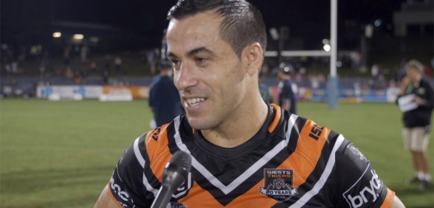Thompson speaks after two-try performance