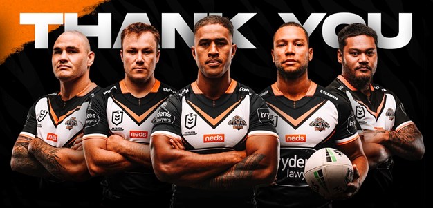 Five players depart Wests Tigers