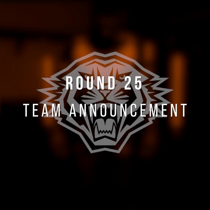 NRL Team Announcement:  Round 25, 2022