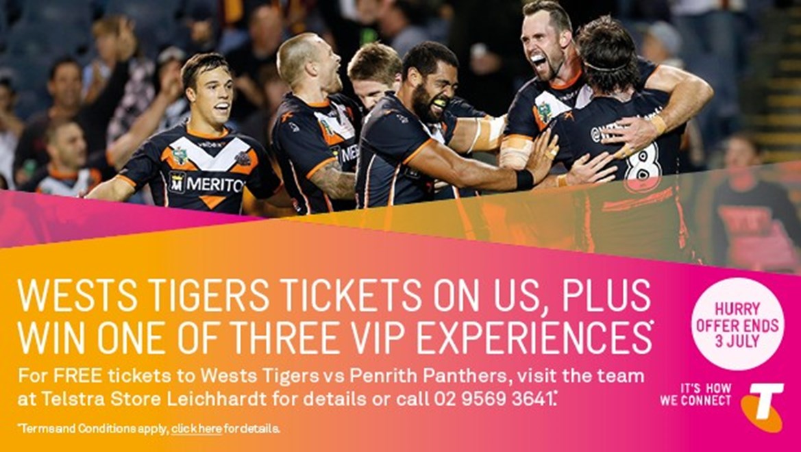 Win Tickets to Wests Tigers vs. Panthers Wests Tigers