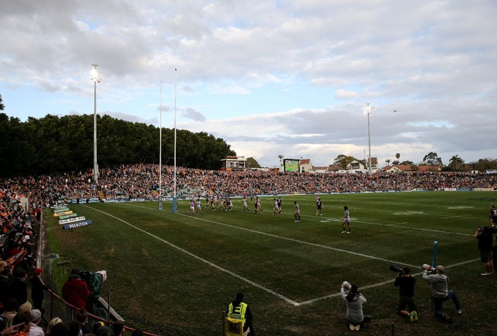 Competition - NRL Premiership.Date  -   August 7th 2016.Teams - WESTS TIGERS V NQ COWBOYS.at - Leichhardt Oval Sydney.Pic Grant Trouville @ NRL Photos.