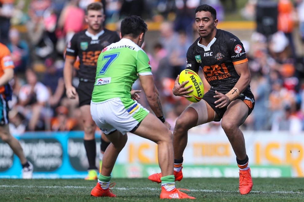 Competition - NYC Premiership Round. Round - Round 26. Teams - Wests Tigers v Canberra Raiders. Date - 4th of September 2016. Venue - Leichhardt Oval, Leichhardt, NSW. Photographer - Paul Barkley.