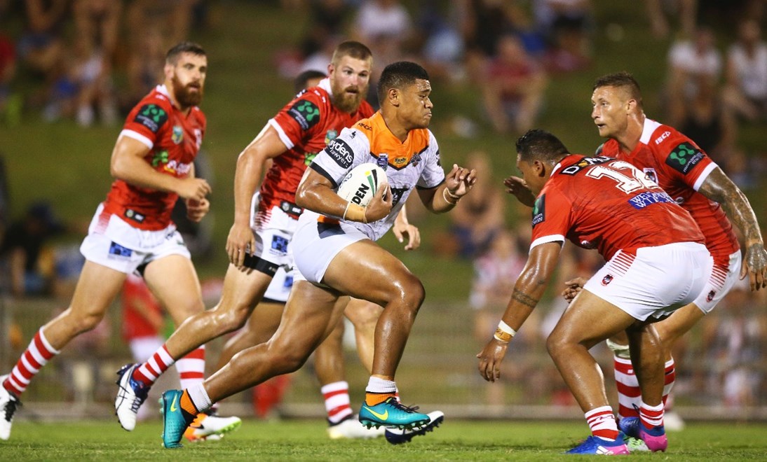 Match Highlights NRL Trial vs. Dragons Wests Tigers