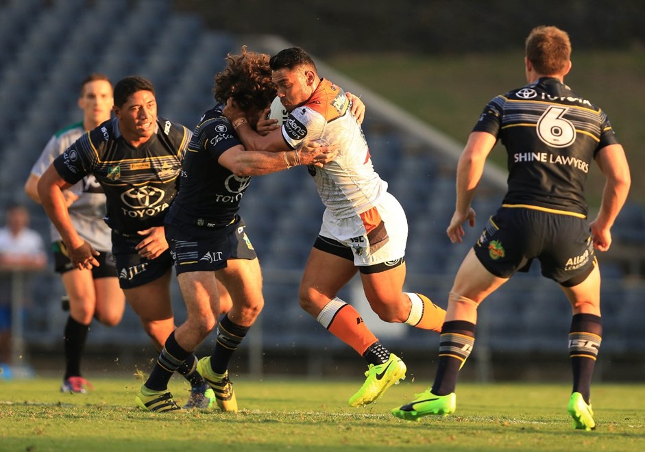 : Wests Tigers V North Queensland Cowboys trial NRL match at Campbelltown Stadium. Friday the 17th of February 2017. Image by Robb Cox ©NRL Photos