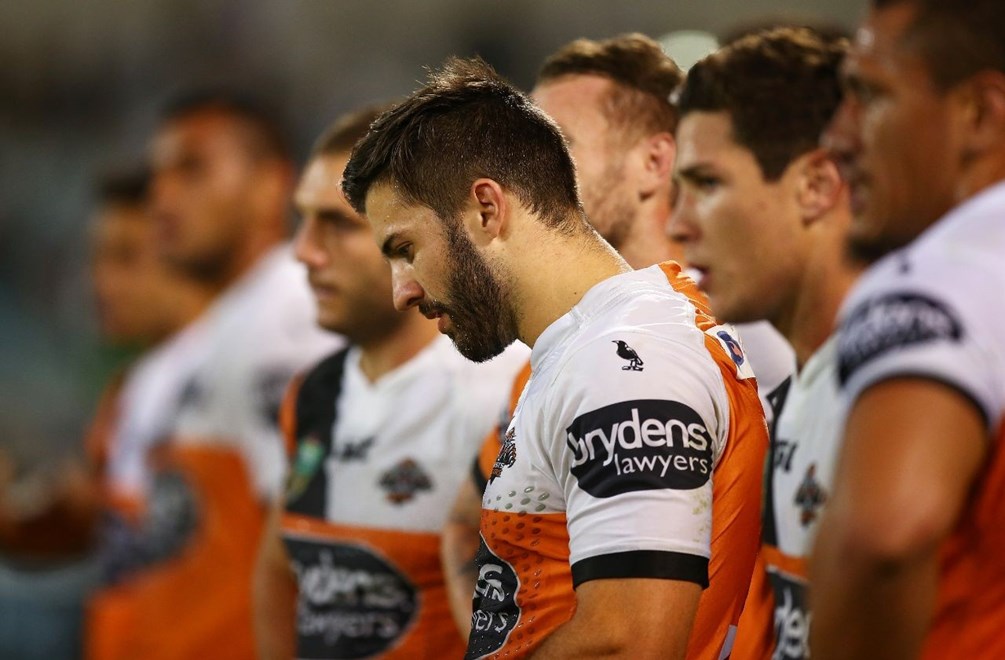 Competition - NRLRound - Round 08Teams â Raiders V TigersDate â 23rd of April 2016Venue â Canberra Stadium, CanberraPhotographer â Mark NolanDescription â 