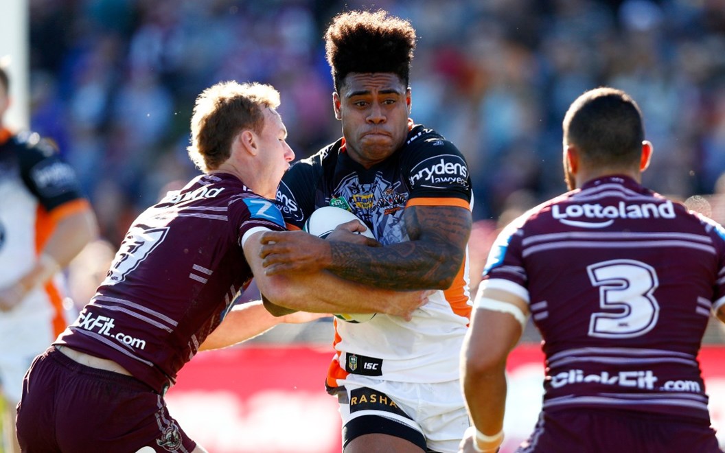 Round 19 NRL Manly Sea Eagles vs Wests Tigers at Lotto Land ,Brookvale  . Picture : Gregg Porteous