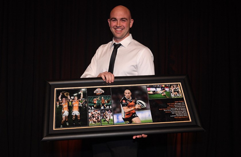 Liam Fulton inducted as a Wests Tigers Life Member in 2007