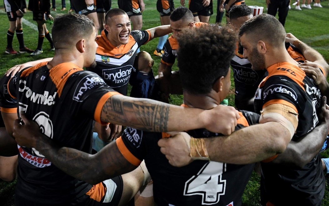 R 23 NRL Wests Tigers vs Manly Sea Eagles at Leichhardt Oval . Picture : Gregg Porteous