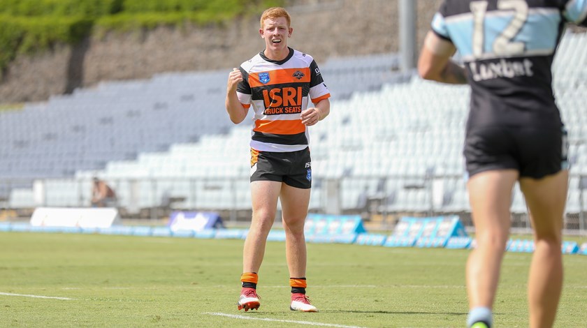 Wests Tigers 2019 Development Player Alex Seyfarth.