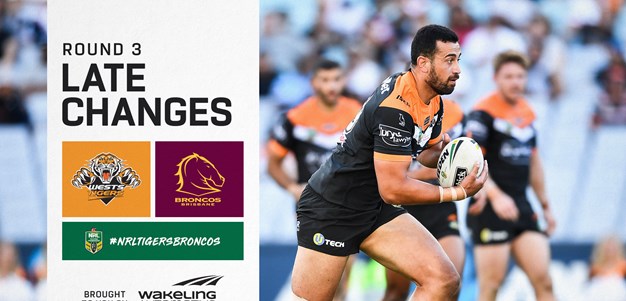 NRL Late Changes: Round 3