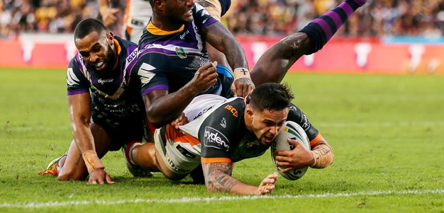 Wests Tigers stun Storm in Auckland