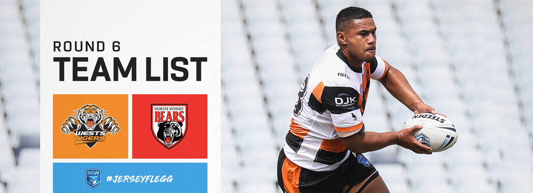 Jersey Flegg Team Announcement: Round 6