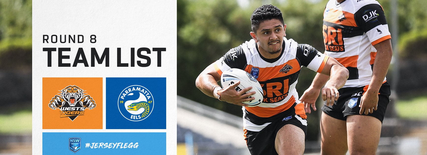 Jersey Flegg Team Announcement: Round 8