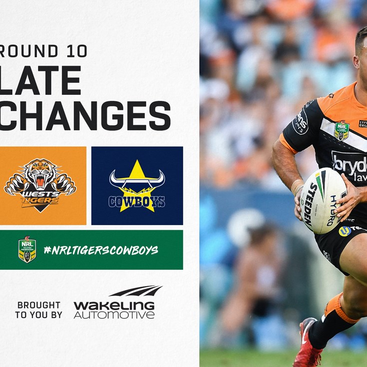 NRL Late Changes: Round 10