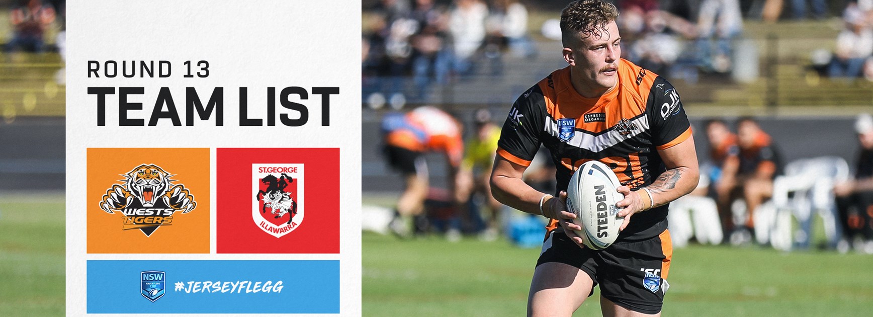 Jersey Flegg Team Announcement: Round 13