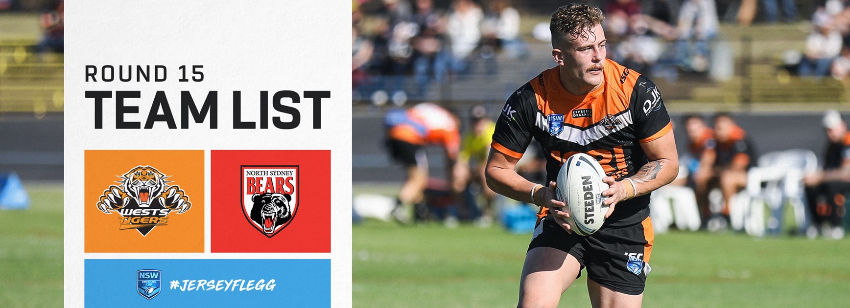 Jersey Flegg Team List: Round 15