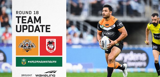 NRL Team Update: Round 18